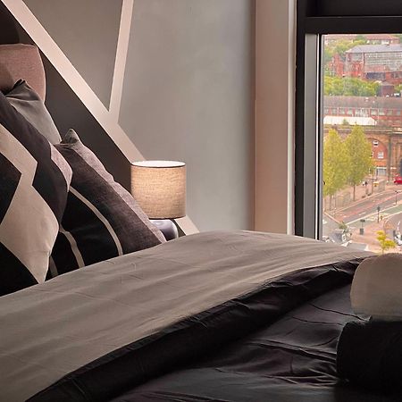 Penthouse Gem, Central, Scenic Views, Stylish, Modern, City Centre 2Br Sheffield Buitenkant foto
